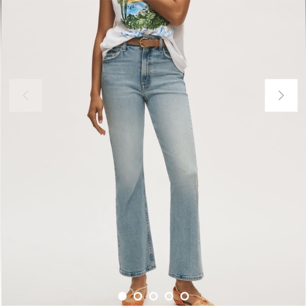 Mother Superior Jeans The Scooter Ankle Don't Be A Square Sz 25